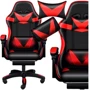 Кресло геймерское PLAYER с подставкой для ног Red/Black (100001) фото 2