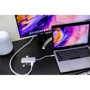Адаптер VAVA Adapter USB-C to 3xUSB+USB-C+RJ45+micro SD+SD+HDMI 100W Silver (VA-UC006) фото 8