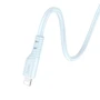 Кабель Hoco Cable USB-C to Lightning X97 Crystal 20W 1m Light Blue: Тип USB-C - Lightning