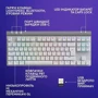 Клавиатура Logitech G515 LIGHTSPEED White (920-012539): Дополнительно подсветка клавиш, украинская раскладка