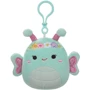 Мягкая игрушка на клипсе Squishmallows Бабочка Рейна 9 см (SQCP00181)