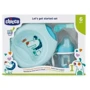 Набор детской посуды Chicco Meal Set 6 м+ голубой (16200.20)