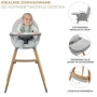 Стульчик для кормления KinderKraft Fini 2 Grey (Hnrt_4819): Наклон спинки нет