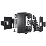 Корпус be quiet! Dark Base 900 Black (BG011): Материал передней панели алюминий