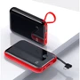 Зовнішній акумулятор Baseus Power Bank 10000mAh Mini S Digital Display 3A with Lightning Cable Black (PPXF-E01): Вбудований кабель Apple Lightning