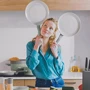Сковорода BergHoff Leo Balance Sage 30 см 2.9 л (3950446): Антипригарне покриття CeraGreen