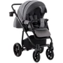 Коляска 2 в 1 Adamex Hybryd Plus BR240 графит - черная кожа (выдавленная точка) (623684): Пол ребенка мальчик, девочка