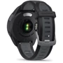 Смарт-часы Garmin Forerunner 165 Black/Slate Grey (010-02863-20): Материал ремешка Силикон