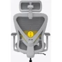 Кресло Mealux Q1 Air Black (HF -Q1 M/B): Оснащение С крестовиной, С колесиками, Подлокотники, Подголовник