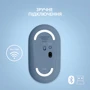 Мышь Logitech Pebble M350 Wireless Blueberry (910-006753): Максимальное разрешение сенсора, dpi 1000