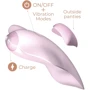 Клиторальный вибратор в трусики Adrien Lastic Temptation + APP