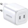 Зарядное устройство Ugreen Wall Charger 2xUSB-C CD294 45W White (15327): Сила тока 2.4А и более