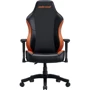 Кресло игровое Anda Seat Luna Color Size L Black/Orange PVC фото 4