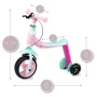 Самокат - беговел MoMi Elios 2 в 1 (pink): Тип тормоза ручной