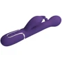 Вибратор с ротацией и толчками LYBAILE Pretty Love Dejon Dark Purple (BW-500014-2)