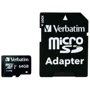 Карта пам'яті Verbatim 64GB microSDXC Class 10 UHS-I U1 V10 Premium + adapter (44084)