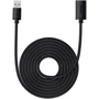 Кабель Baseus USB Cable to USB F AirJoy Series Extension 5m Cluster Black (B00631103111-05)