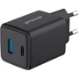 Зарядное устройство Proove Wall Charger USB+USB-C Pocket GaN Plus 25W Black (WCPG25111201): Кабель в комплекте отсутствует