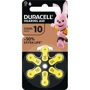 Батарейки для слухових апаратів Duracell 10/P10/PR70 Zinc Air (1.4V) х 6 (5007510/5011445) фото 8