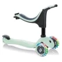 Самокат GLOBBER серии GO UP SPORTY пастельный зеленый, до 20/50кг, 1+, 3 колеса с подсветкой: Количество колес 3