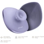 Щетка для тела GESKE Body Brush metal 4в1 purple (HB0347)