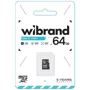 Карта памяти Wibrand 64Gb microSDXC Сlass 10 UHS-I U1 (WICDXU1/64GB): Тип карты MicroSDXC