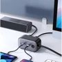 Зарядное устройство Ugreen Wall Charger 3хUSB-C+USB CD270 GaN 100W Nexode Pro Gray (60167): Кабель в комплекте отсутствует