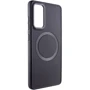 Чехол для телефонов TPU Case Bonbon Metal Style with MagSafe Black for Samsung A346 Galaxy A34 5G: Цвет черный