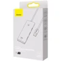Адаптер Baseus Adapter Lite Series USB to 4хUSB3.0+USB-C Black (WKQX030001) фото 4