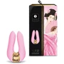 Вибратор для клитора Shunga Aiko Light Pink, гибкие кончики