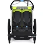 Коляска мультиспортивна Thule Chariot Sport2 Chartreuse TH10201004: Матеріал коліс резина (надувные)