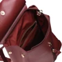 Женский рюкзак Ricco Grande бордовый (1L915-burgundy): Материал Натуральная кожа