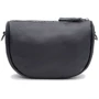 Женская сумка-седло Borsa Leather черная (K18569bl-black)