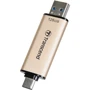 USB-флешка Transcend 128GB JetFlash 930 USB 3.2/Type-C Gold/Black (TS128GJF930C): Объем памяти 128 GB