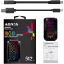 ADATA SE900G 512GB Type-C 3D NAND TLC (ASE900G-512GU32G2-CBK): Интерфейс подключения USB 3.2 (Type-C)