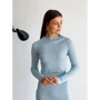 Топ АRTKNIT Ester 27120 S/M голубой с длинным рукавом: Вид Топы