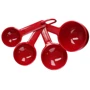 Набор мерных емкостей KitchenAid Universal 4 шт. красный (KQG058OHERE)