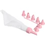 Мешок кондитерский с насадками Ardesto Tasty baking розовый (AR2307PP)
