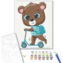 Картина за номерами Brushme Ведмедик школяр 30х40 см (KBS7120): Виробник Brushme