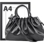 Женская сумка тоут Valiria Fashion черная (ODAB-808-black): Фактура Матовая, Гладкая