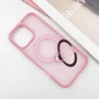 Чехол для iPhone Mobile Case Metal Buttons with MagSafe HQ Ring Pink for iPhone 16 Pro Max: Тип чехла накладка на заднюю часть
