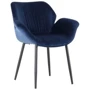 Кресло AMF Alphabet M black/royal blue (547270)