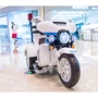 Трёхколёсный мотоцикл Kidsauto Police белый: Материал колес резина