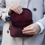 Косметичка INCARNE Timeless Бордо M 22x13.5x10 см фото 4