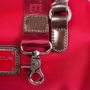 Женская сумка бочонок Ted Lapidus красная (FRHNY4088E14-1): Фактура Тканая, Матовая