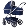 Коляска-трансформер Lorelli S-500 SET з автокріслом (blue travelling)