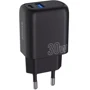 Зарядний пристрій Proove Wall Charger USB-C+USB Silicone Power Plus 30W Black