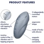 Вибратор Satisfyer Tap & Climax 1 Bluegrey
