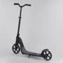 Самокат двухколесный Best Scooter c PU колесами, широким велосипедным рулем, новым зажимом руля Black (98440): Материал колес полиуретан
