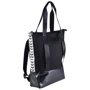 Женская сумка тоут Arena Fast Shoulder Bag Big Logo 003186-100 черная (3468336364628)